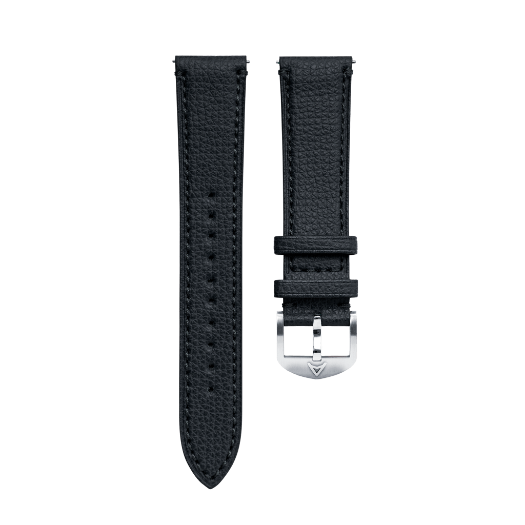 Black Granolo Leather Strap