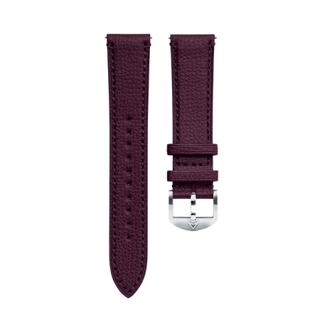 Cardinal Burgundy Granolo Leather Strap