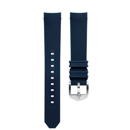 Aqua Compressor Navy Rubber Strap