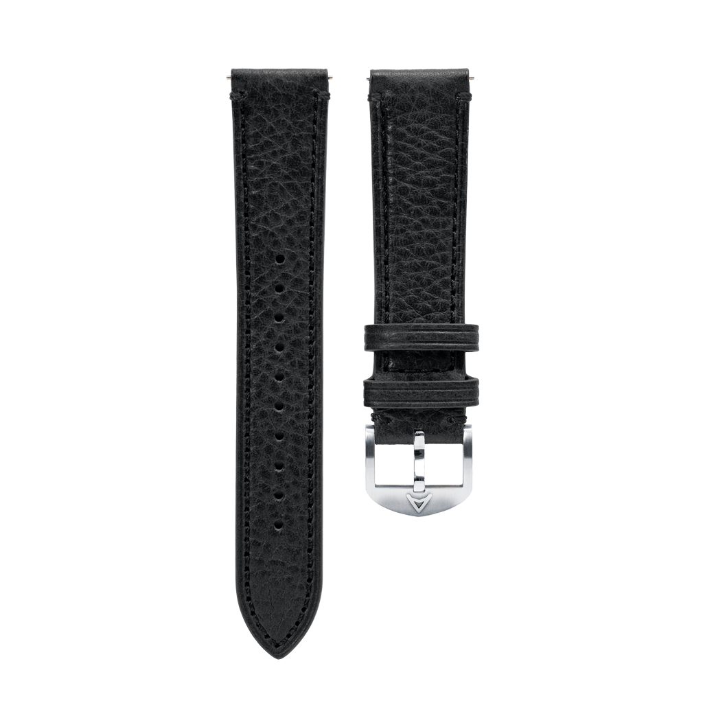 Black St. Venere Leather Strap